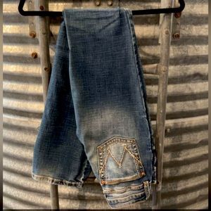 Wrangler boot cut jeans size 1/2 and 36 long